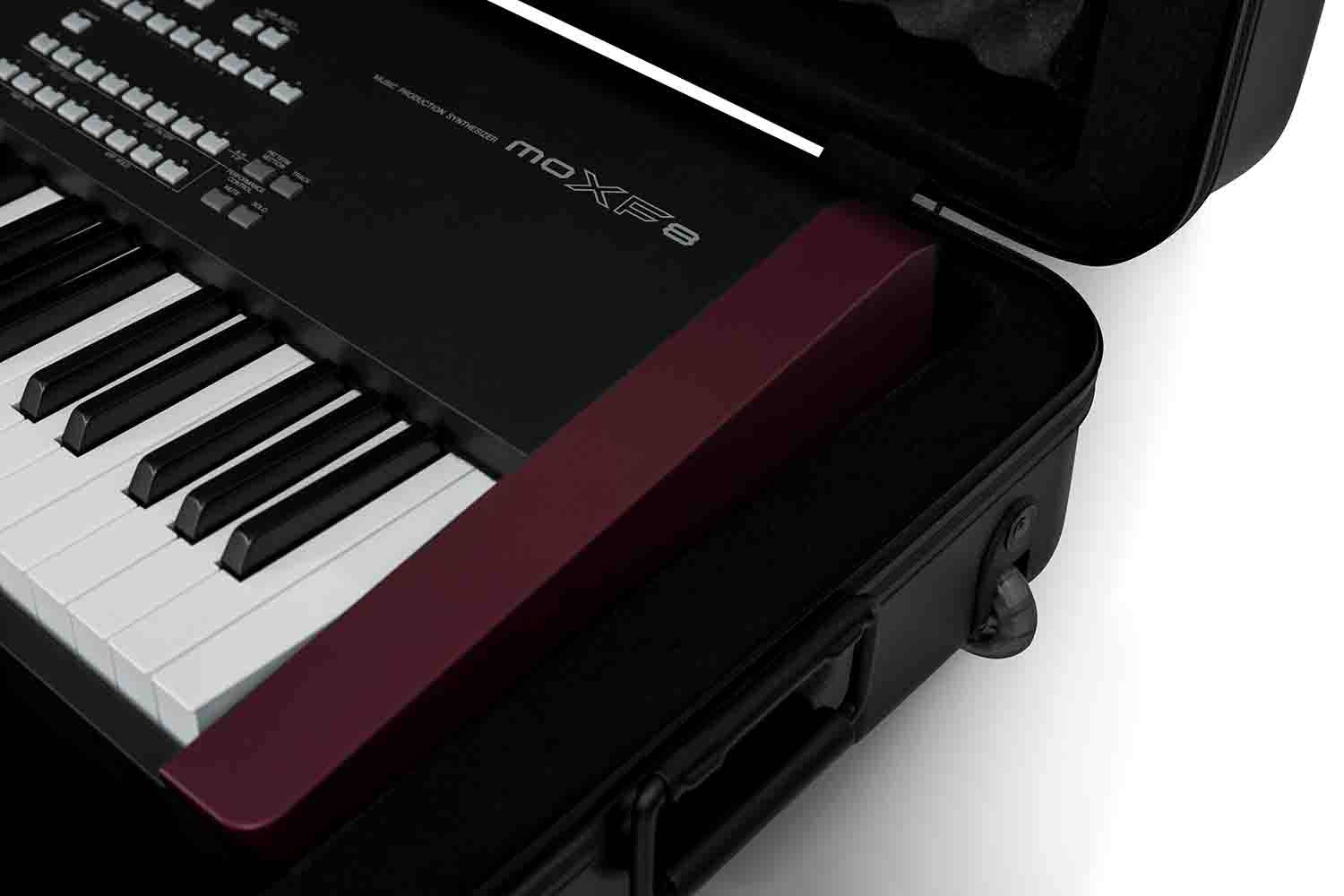 Gator Cases GTSA-KEY88 Keyboard Case for 88-note Keyboards with Wheels - Hollywood DJ