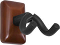 Gator Frameworks GFW-UKE-HNGRMHG Wall Mounted Ukulele/Mandolin Hanger with Mahogany Mounting Plate - Hollywood DJ