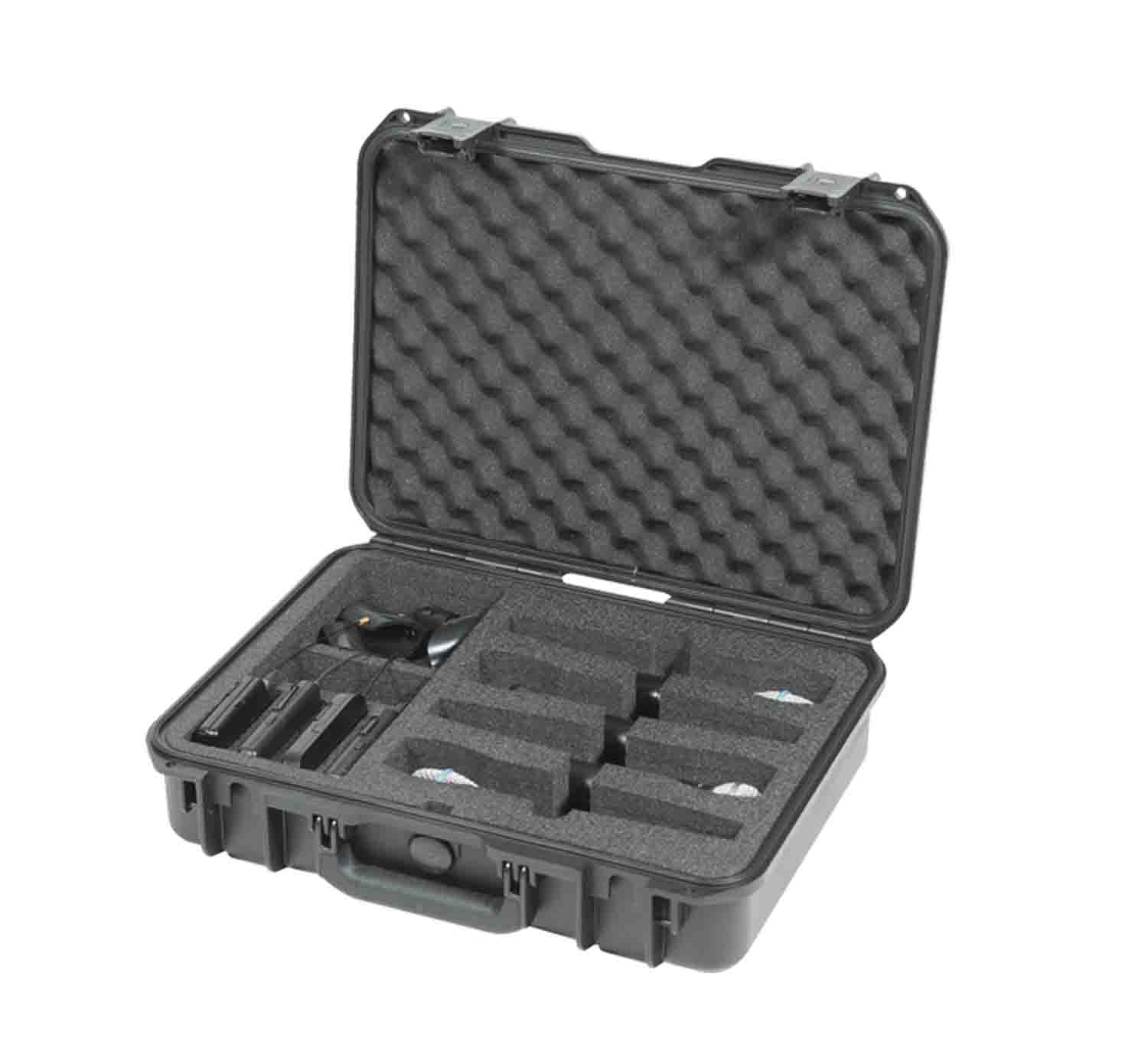 SKB Cases 3i-1813-5WMC iSeries Waterproof Case for 4 Wireless Microphones - Hollywood DJ