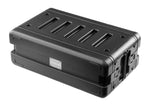 Odyssey VR3XSMIC4ZP, Watertight 3U XS Rack Case with 4 Microphone Compartments Odyssey