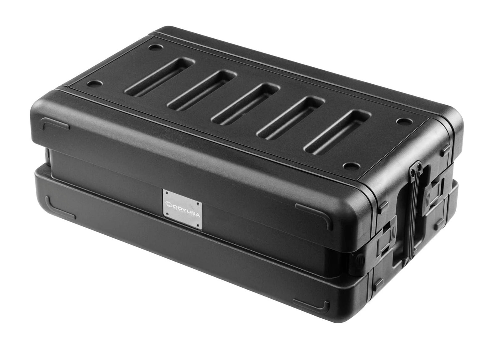Odyssey VR3XSMIC4ZP, Watertight 3U XS Rack Case with 4 Microphone Compartments Odyssey