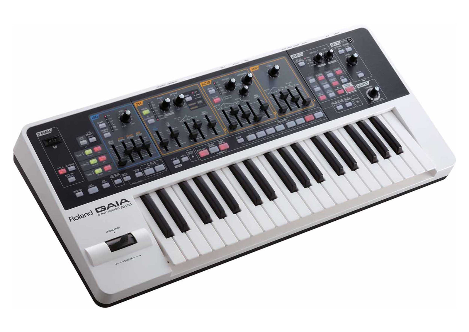 Roland GAIA SH-01 Virtual Analog Synthesizer - Hollywood DJ