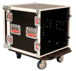 Gator Cases G-TOUR 10U CAST, 10U Standard Road Rack with Casters - Hollywood DJ