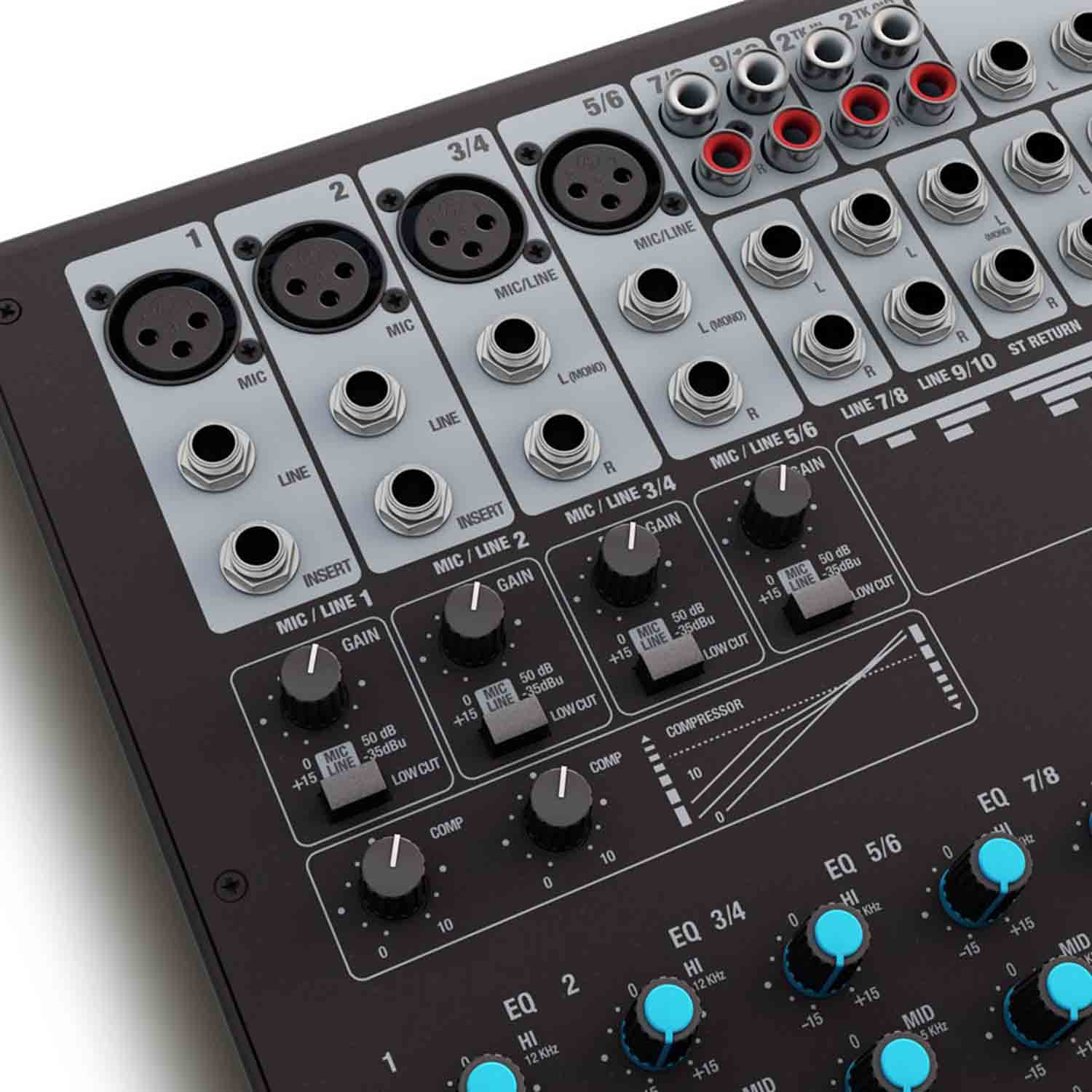 LD Systems VIBZ 10 C 10 Channel Mixing Console with Compressor - Hollywood DJ