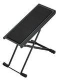 K&M 14670 Height-Adjustable Footrest (Black) - Hollywood DJ