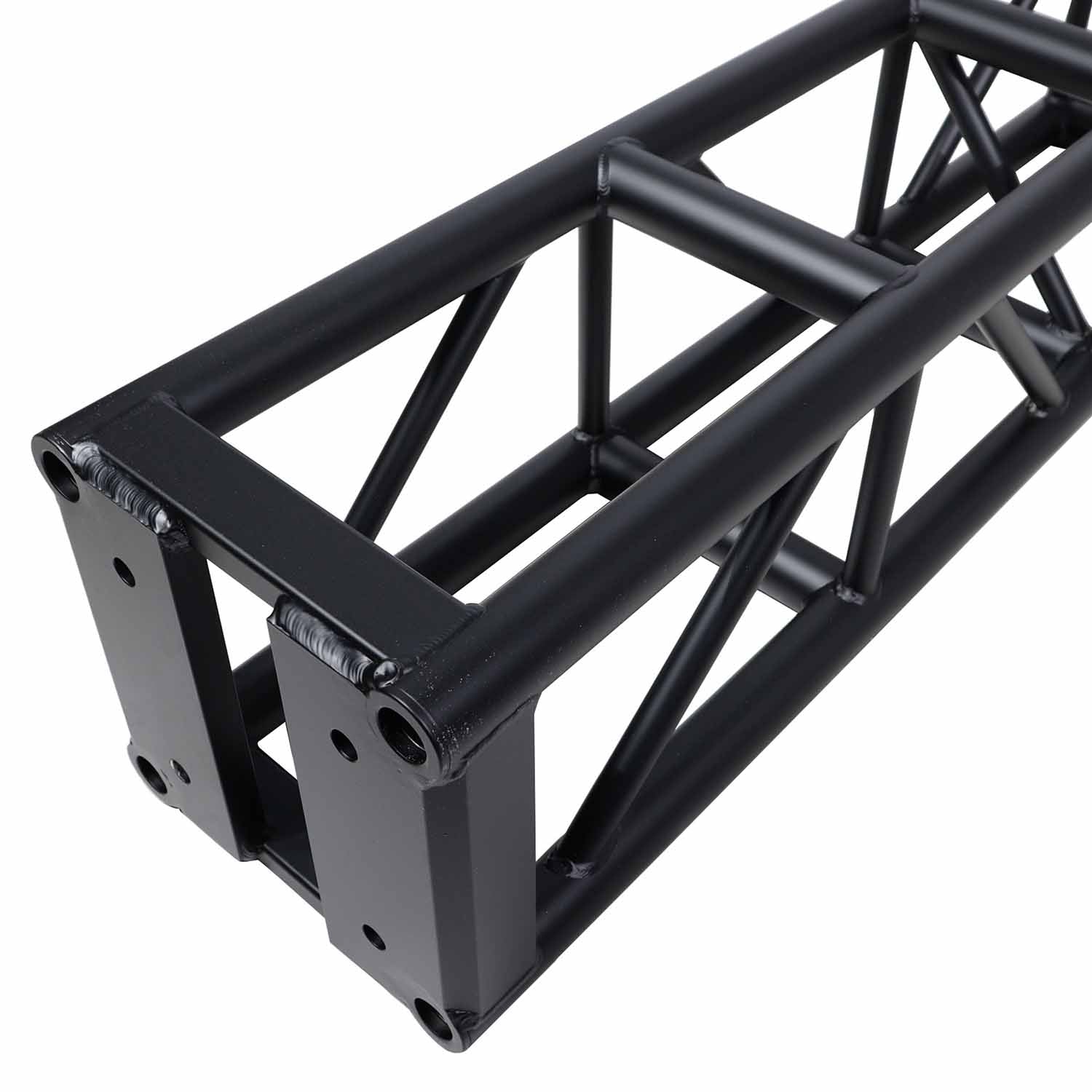 ProX XT-BT1203 BLK, 3mm Wall BoltX Black Bolted 12 Inch Professional Box Truss Segment - 3 Feet - Hollywood DJ