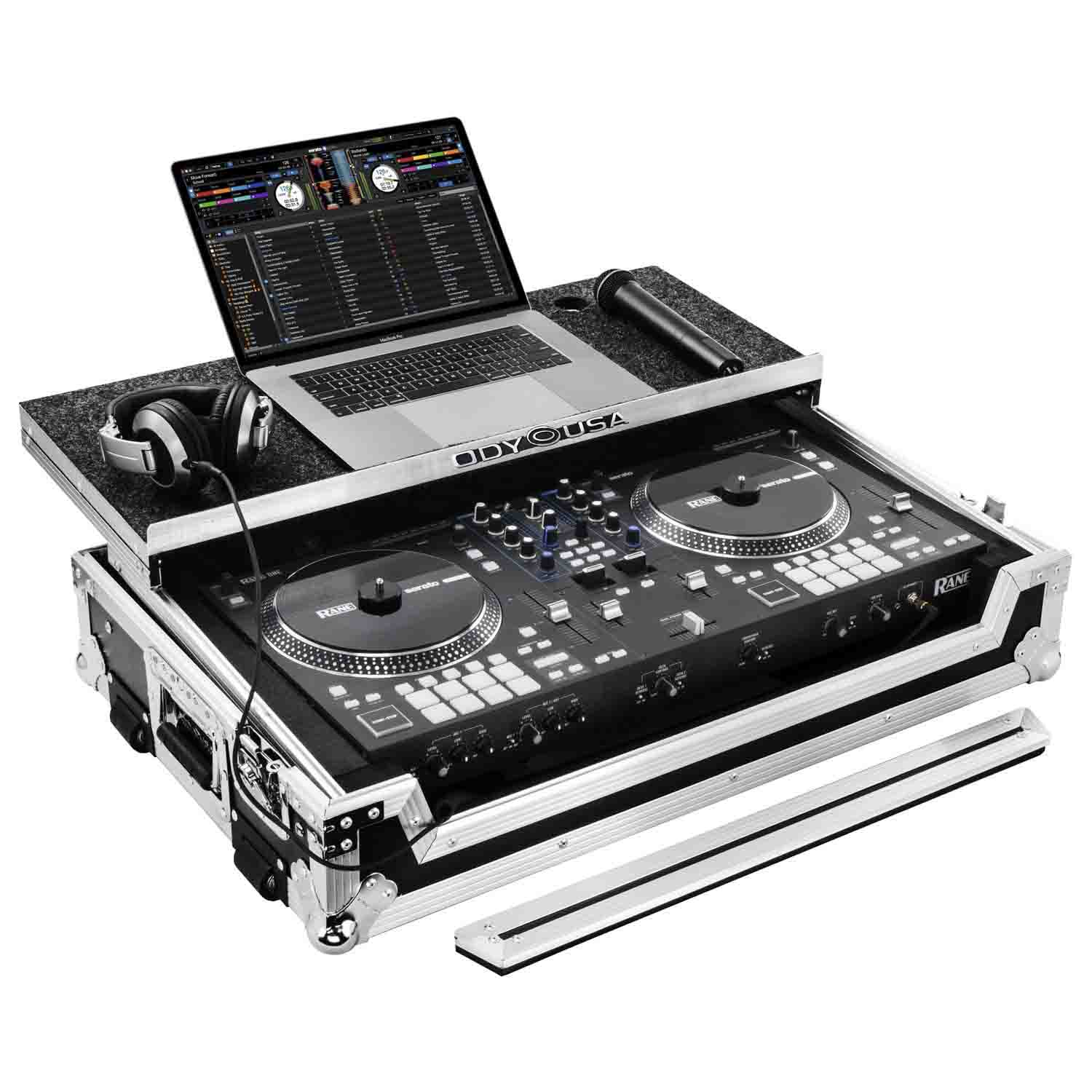 Odyssey FZGSRANEONEW DJ Flight Case for Rane One with Patented Glide Platform - Hollywood DJ