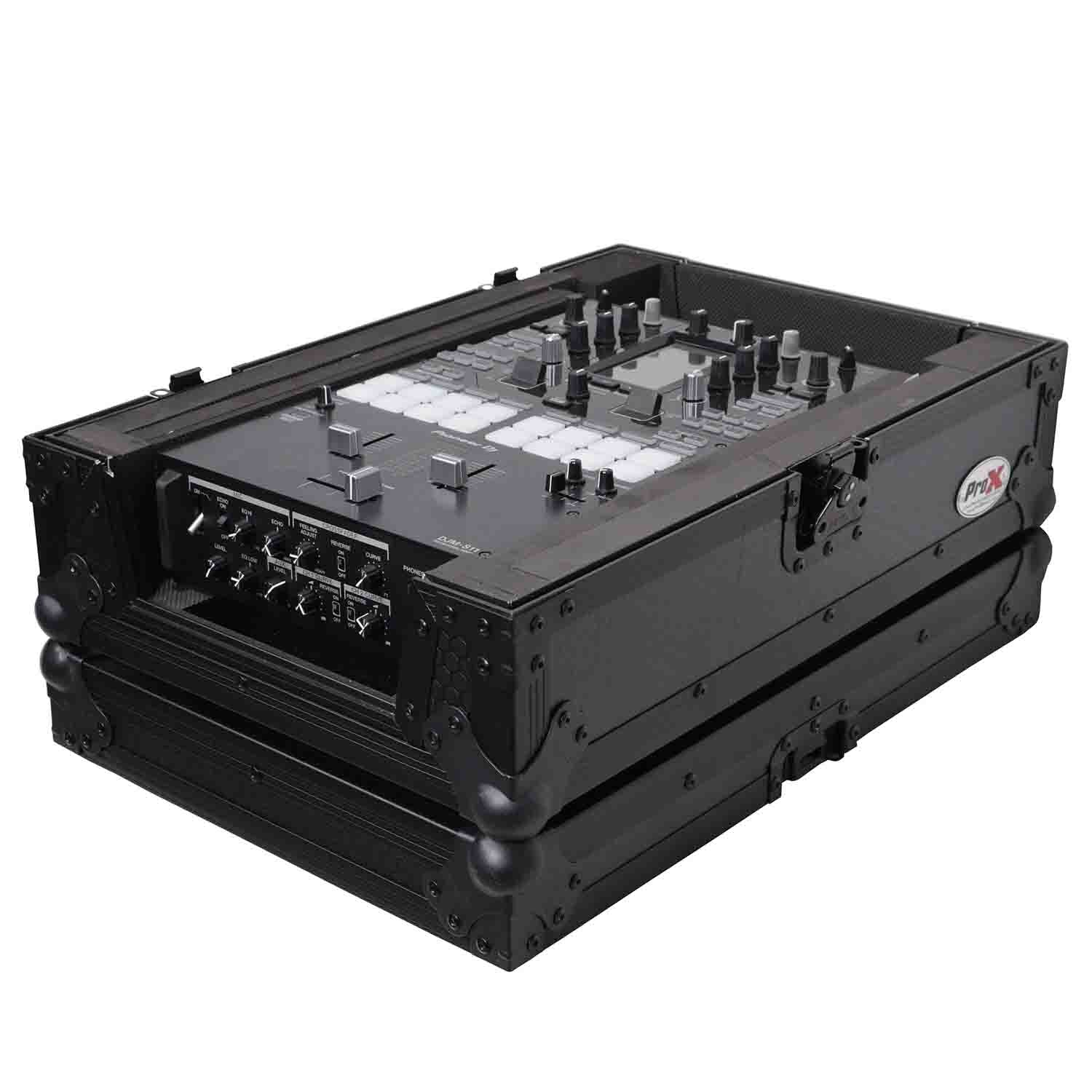 B-Stock: ProX XS-M11BL Universal Flight Case for DJ Mixers Fits Pioneer DJM S11 / Rane 70 / 72 MK2 - Hollywood DJ