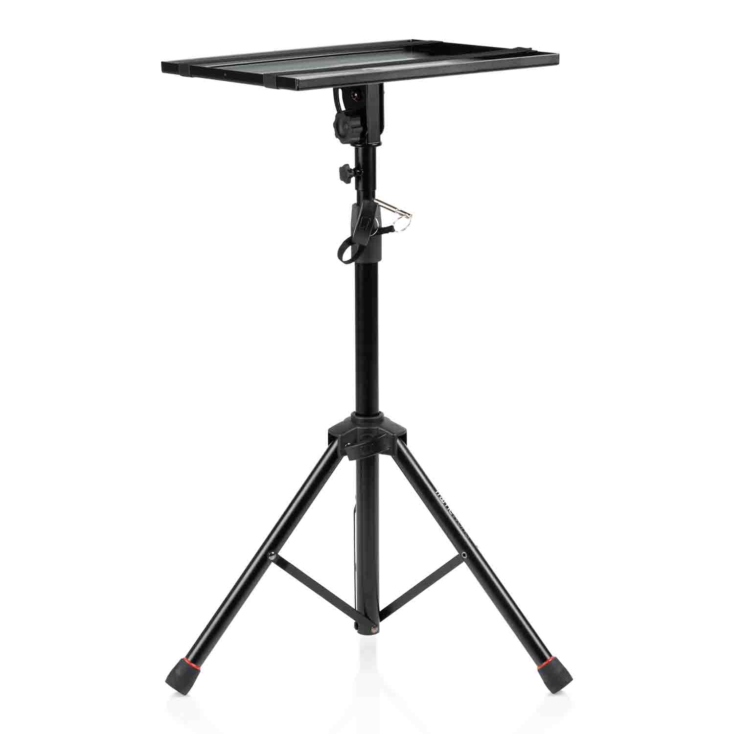 Gator Frameworks GFWLAPTOP1500 Laptop Stand - Projector Tripod Stand with Height and Tilt Adjustment - Hollywood DJ