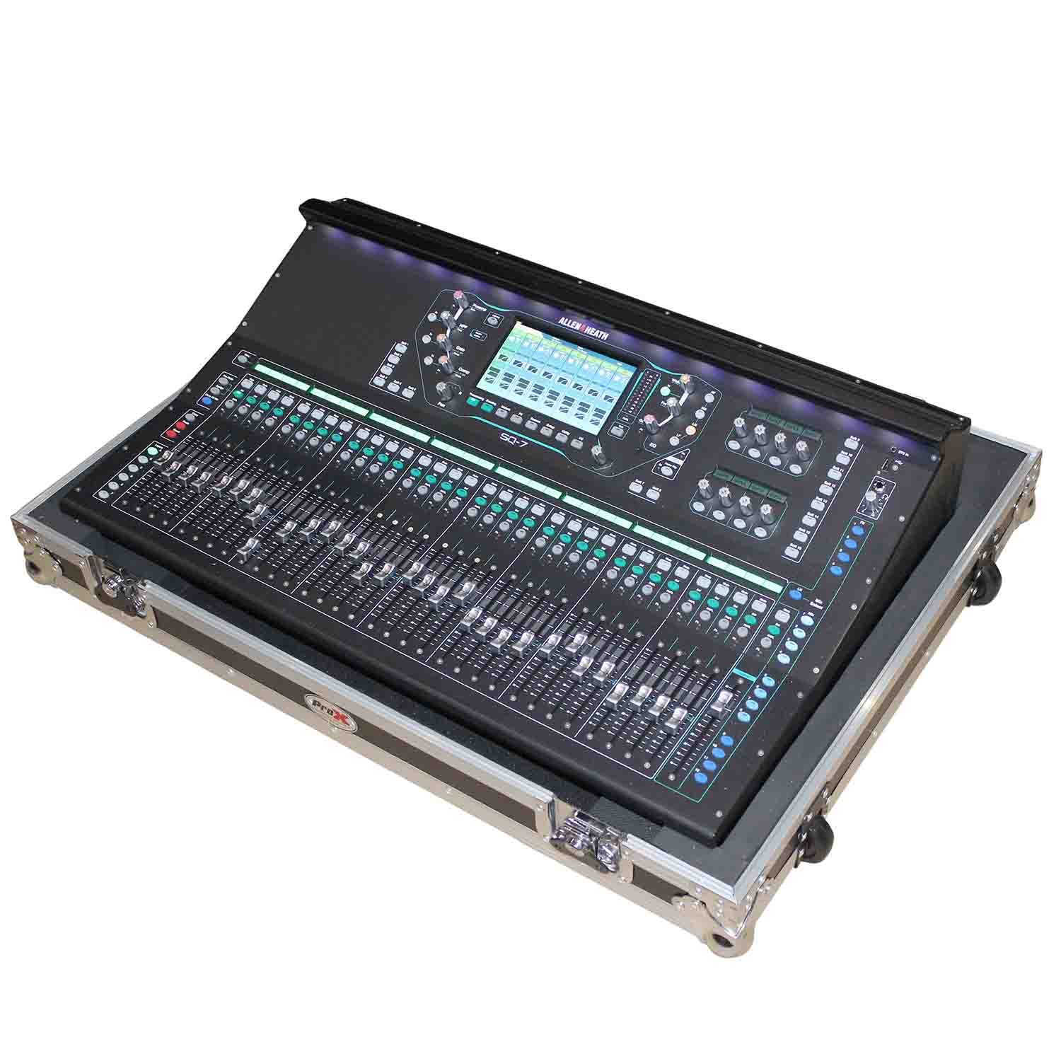 B-Stock: ProX XS-AHSQ7W DJ Flight Case for Allen and Heath SQ7 Digital Mixer Console with Wheels - Hollywood DJ