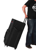 Gator Cases G-901 Amp Wooden Case with Wheels and Tow Handle for Amp Heads - Hollywood DJ