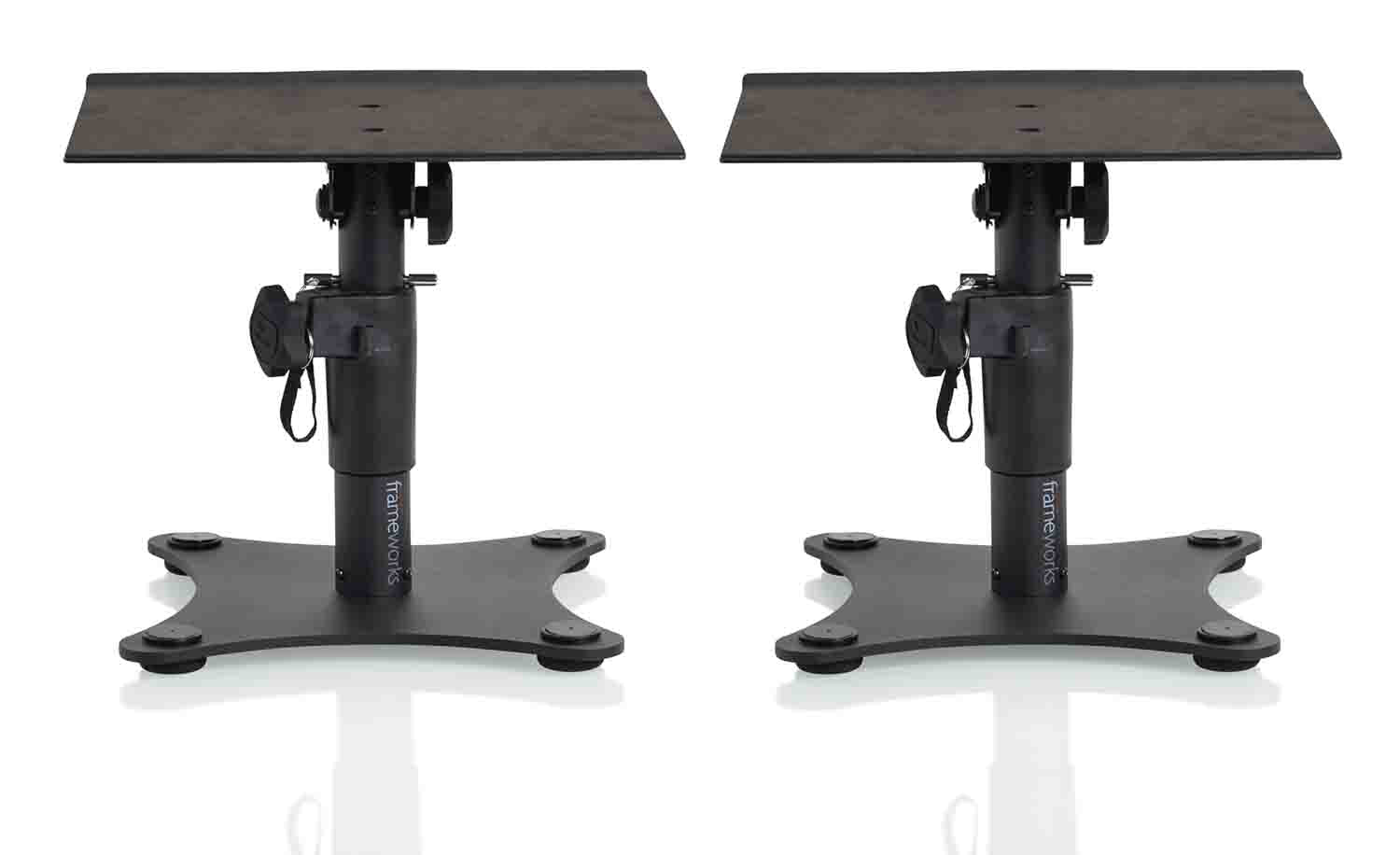 Gator Frameworks GFWSPKSTMNDSK Frameworks Desktop Studio Monitor Stand - Hollywood DJ