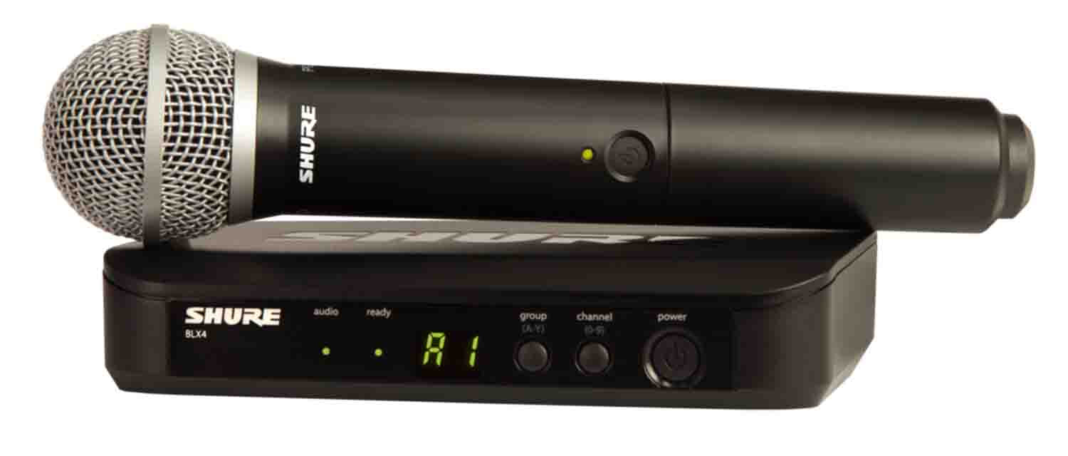 Shure BLX24/PG58 Handheld Wireless Microphone System with PG58 - Hollywood DJ