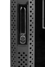 Gator Cases GRW2009509, 9U Sectional Wall Rack with Glass Door - 21″ Deep - Hollywood DJ