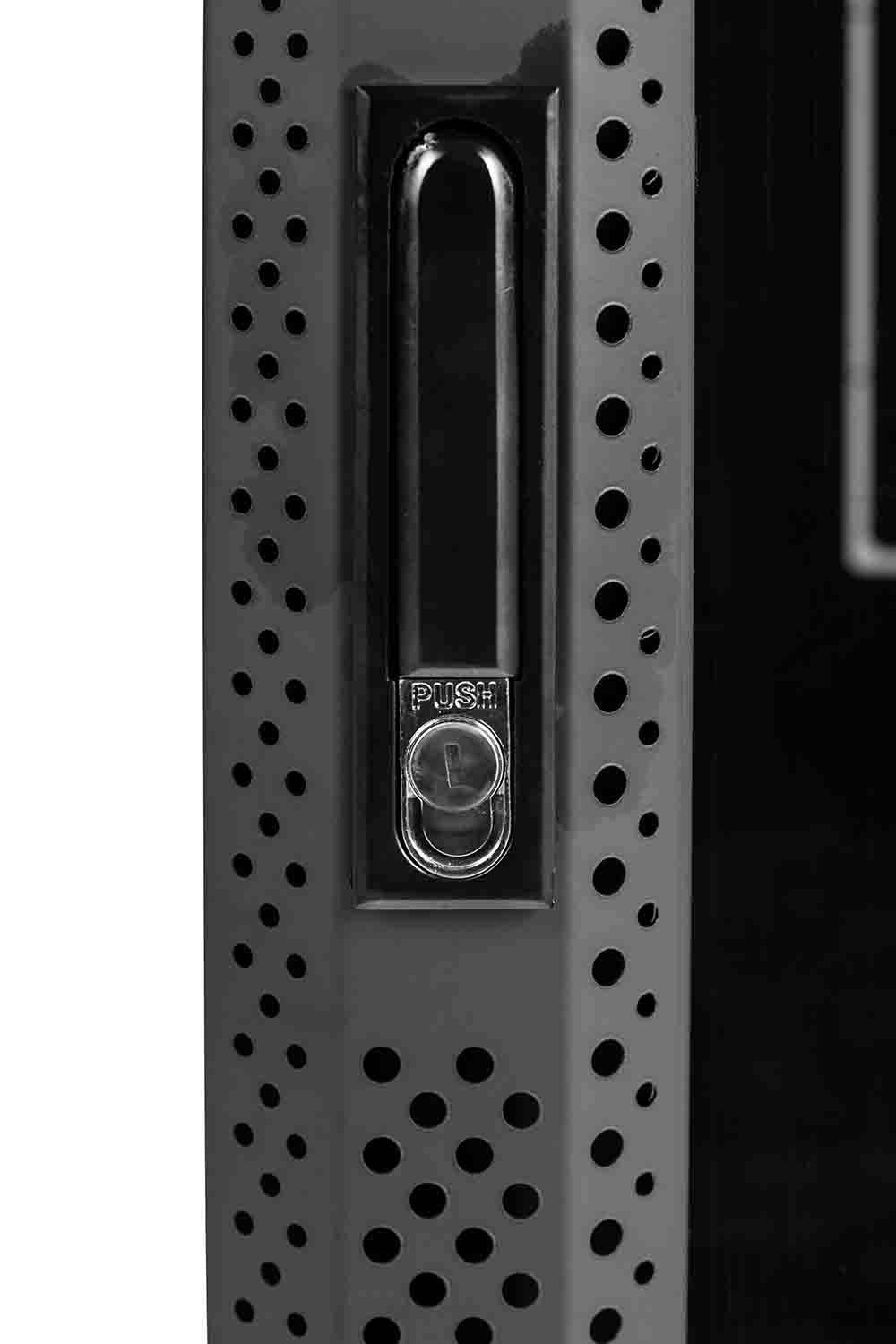 Gator Cases GRW2009509, 9U Sectional Wall Rack with Glass Door - 21″ Deep - Hollywood DJ