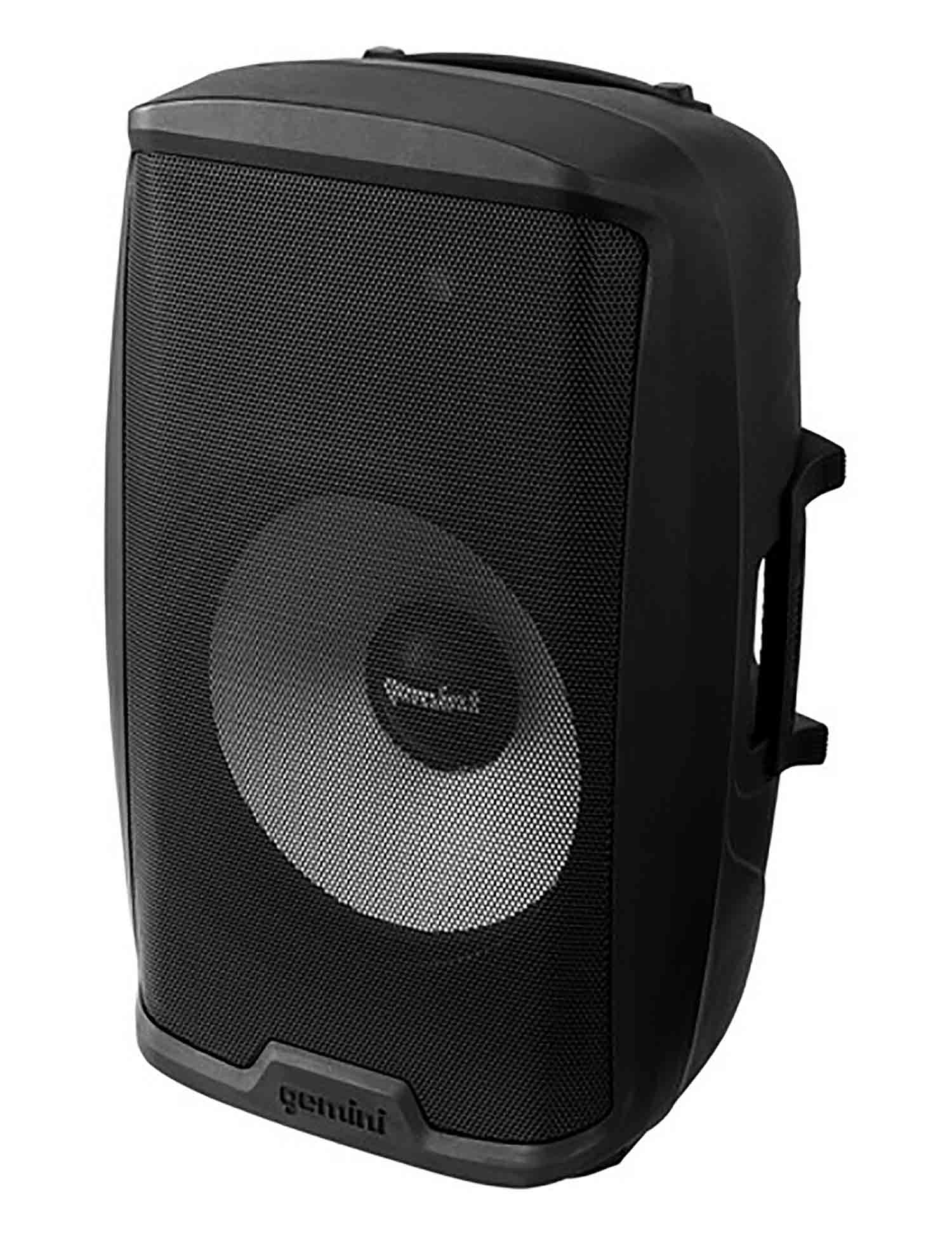 Gemini Sound AS-2115BT-PK, 15-Inch Active Bluetooth Loudspeaker with Stand and Mic - 2000W - Hollywood DJ
