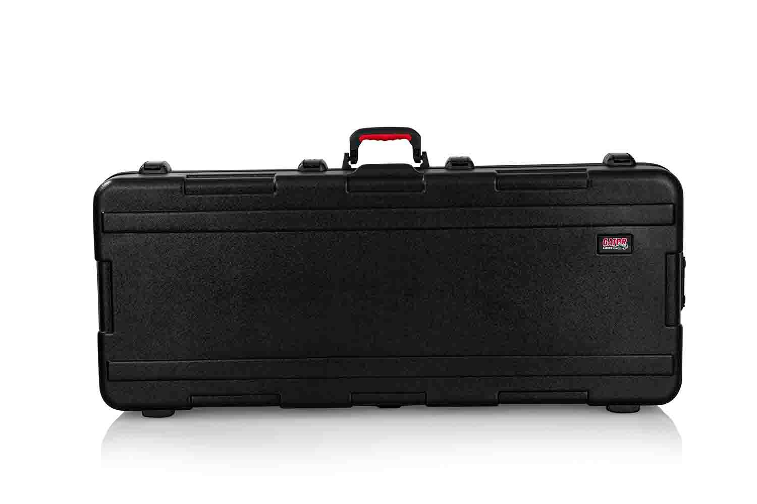 Gator Cases GTSA-KEY61 Keyboard Case for 61-note Keyboards with Wheels - Hollywood DJ