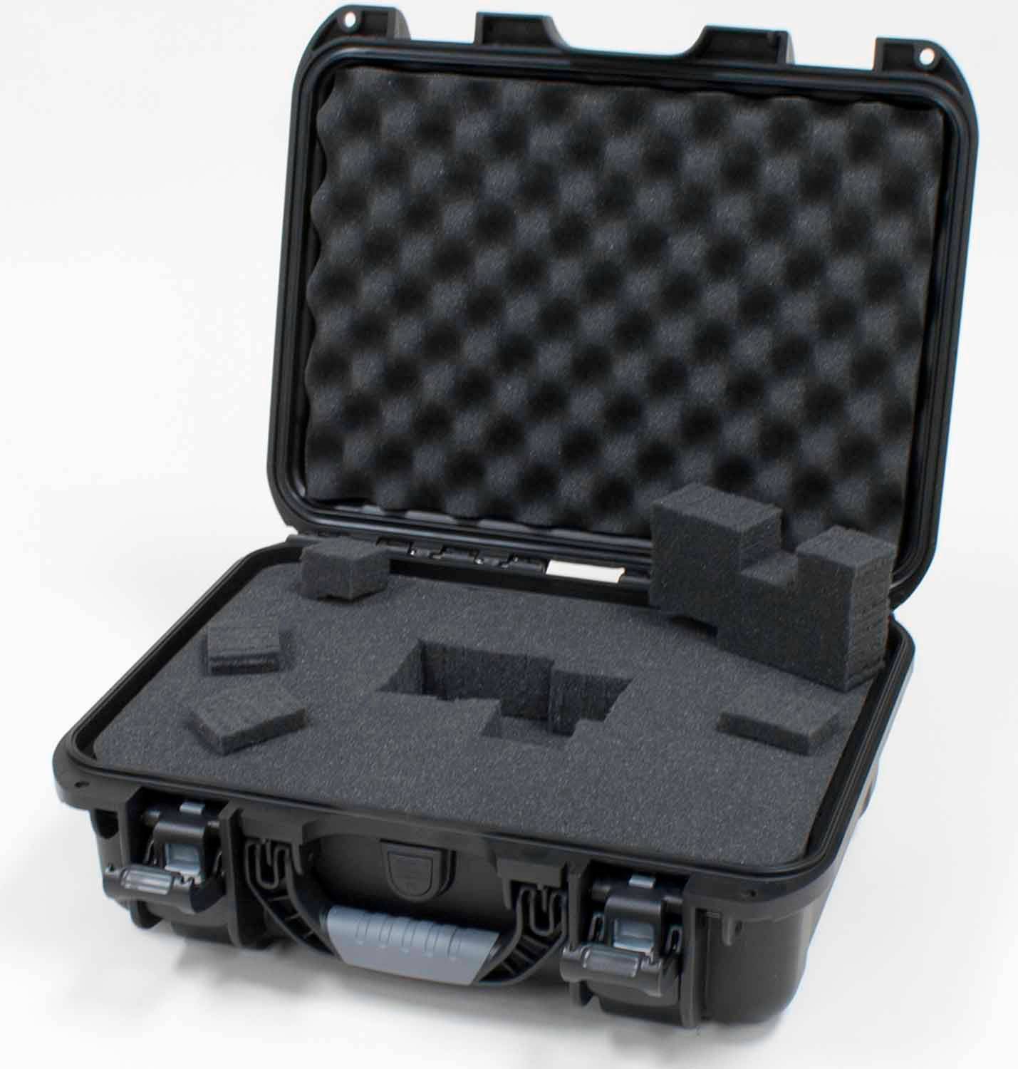 Gator Cases GU-1510-06-WPDF Waterproof Injection Molded DJ Case with Diced Foam - 15″ x 10.5″ x 6.2″ - Hollywood DJ