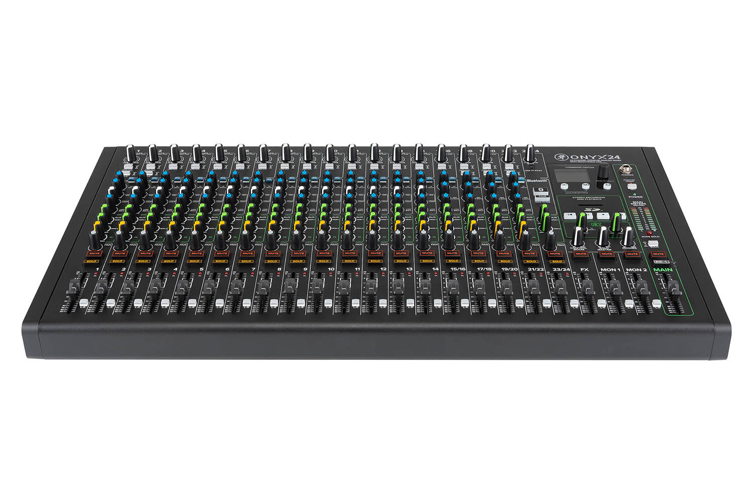 Mackie Onyx24, 24-Channel Premium Analog Mixer with Multi-Track USB - Hollywood DJ