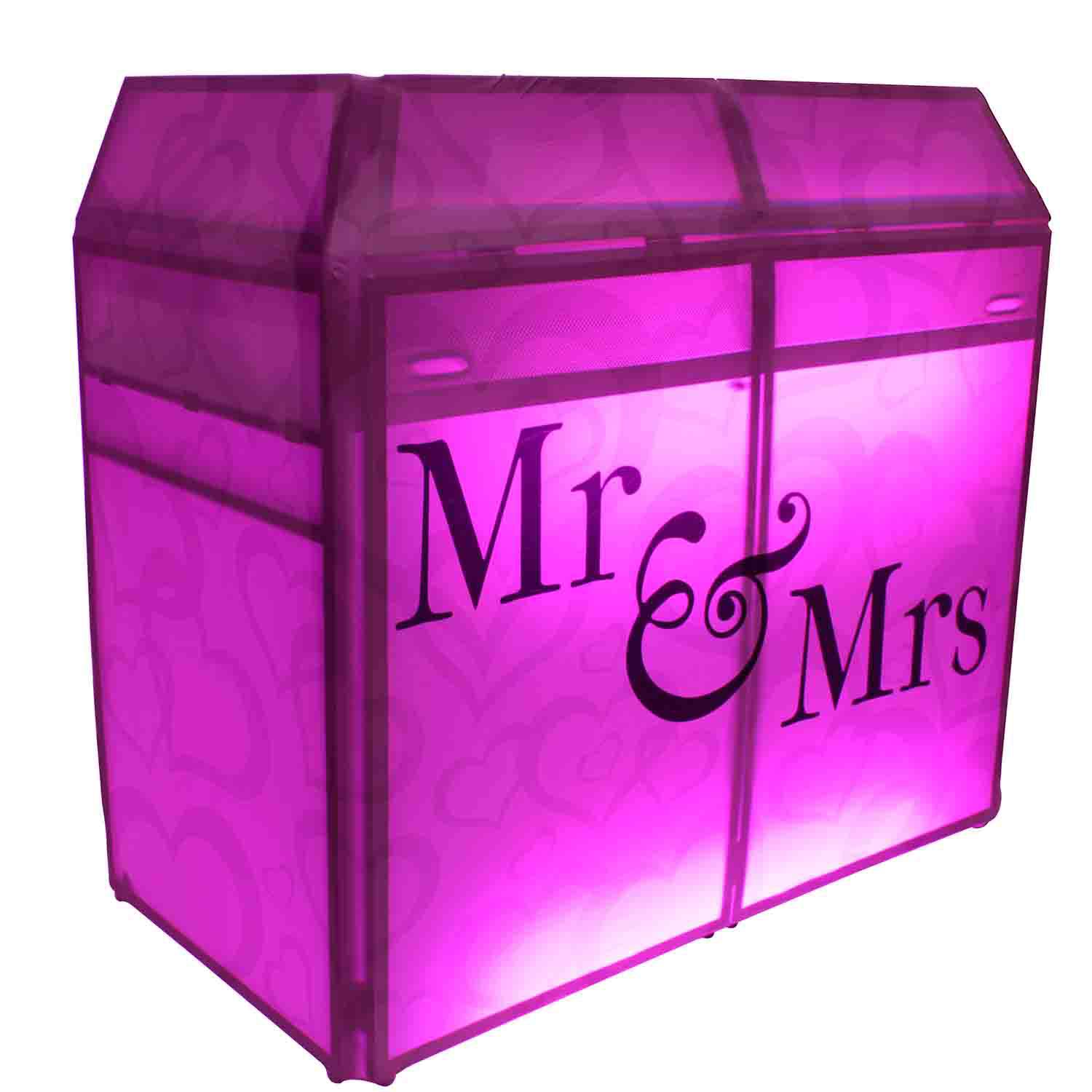 ProX XF-MESA SWMRMRS Mr. & Mrs. Decorative Scrim Kit for ProX XF-MESA Facade - Hollywood DJ