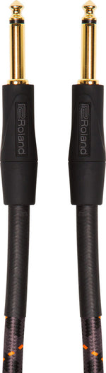 Roland RIC-G10, Gold Series 1/4" Plug to 1/4" Plug Instrument Cable (10') - Hollywood DJ