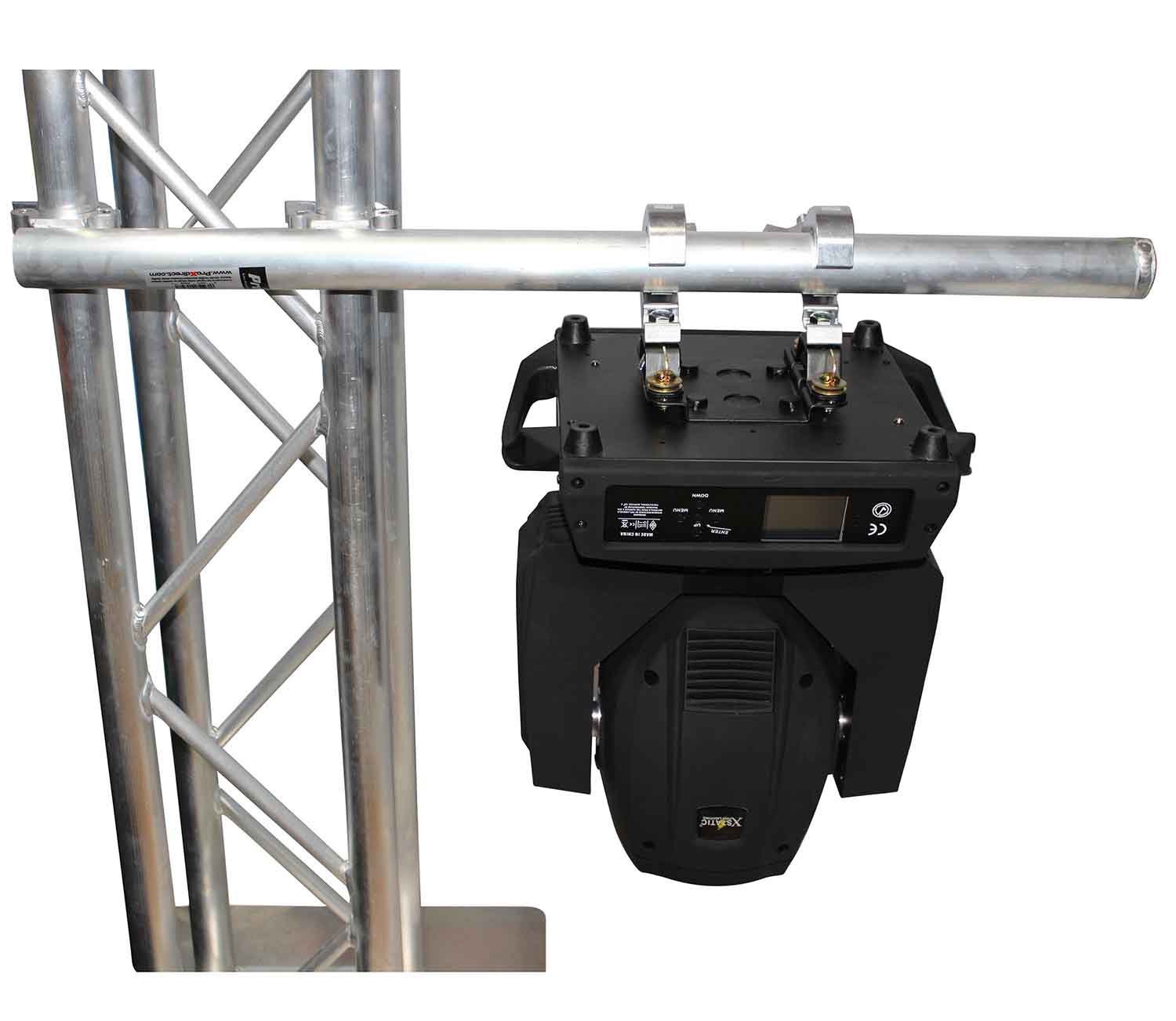 ProX XT-DC36, 3mm Mounting F34 F32 Truss Pole with Dual Clamps 360 Lbs Load - 36 Inch - Hollywood DJ