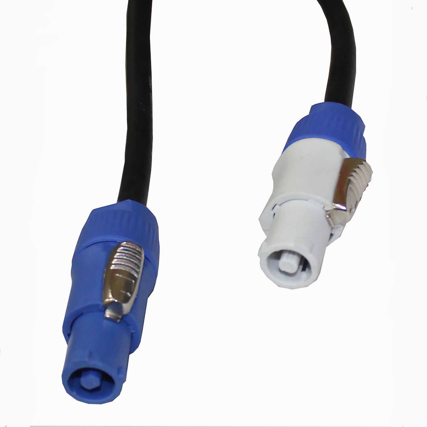 ProX XC-PWC12-02 High Performance 12AWG Blue to Gray Link Cable for PowerCon Compatible Devices - 2 Feet - Hollywood DJ