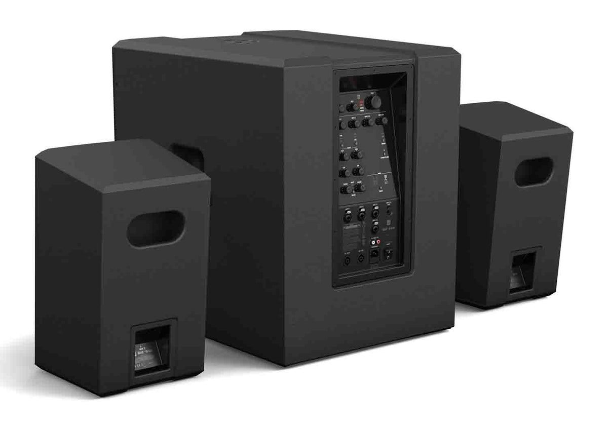 B-Stock: LD Systems DAVE 18 G4X Compact 2.1 Powered PA System with Bluetooth and Mixer - 2000W RMS by LD Systems
