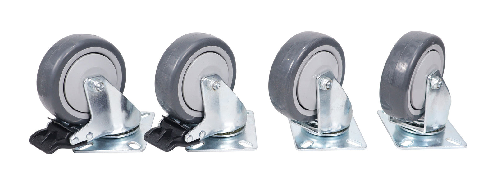 ProX X-CASTER4BLK100X80, Set of (4) Black Replacement 4-inch Industrial Grade Caster Wheels by ProX Cases