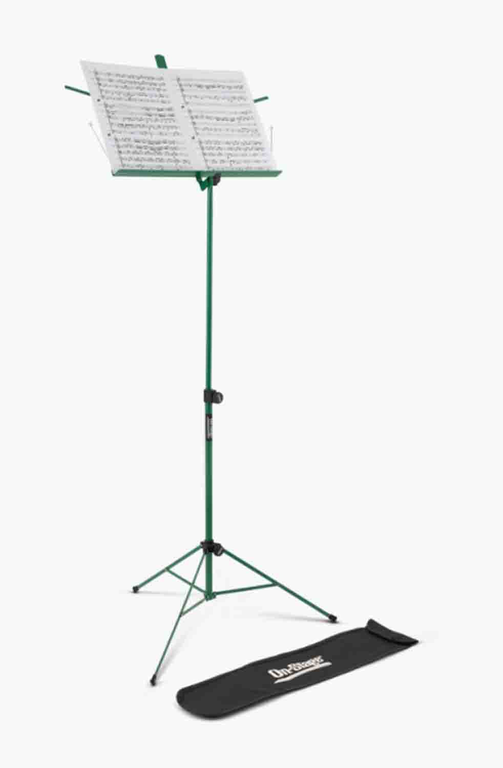 On Stage SM7122GRB Compact Sheet Music Stand with Bag - Hollywood DJ