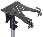 ProX X-LTF01BK Laptop Shelf Fits on Speaker Stand & Monitor VESA Arm Mount - Black - Hollywood DJ