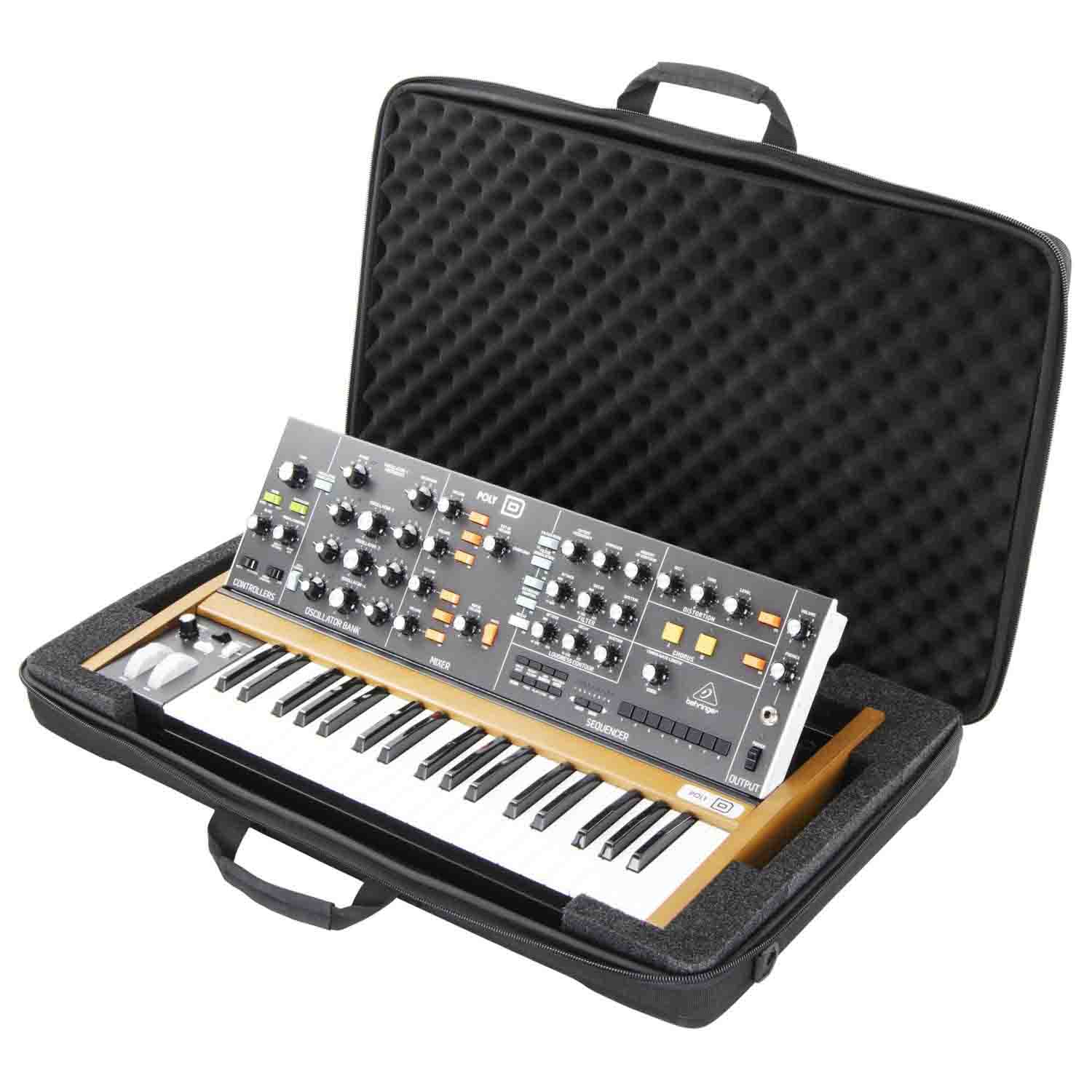 Behringer Poly D Synthesizer with Odyssey BPOLYD EVA Molded Carry Bag - Hollywood DJ