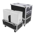 ProX XS-2X12SPW MK2 Universal ATA Flight Case for Two 12-Inch Speakers QSC K12 JBL PRX812 - Hollywood DJ