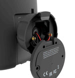 LD Systems DQOR 5 T B, 5" Two-Way Passive In/Out Door Installation Loudspeaker 16 Ohm, 70/100 V - Black, Pair - Hollywood DJ