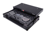 ProX X-DDJREV1LTBL Flight Case for Pioneer DDJ-REV1 Digital Controller with Sliding Laptop Shelf - Black on Black - Hollywood DJ
