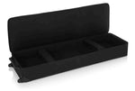 Gator Cases GK-88 Rigid EPS Foam Lightweight Case for 88 Note Keyboards with Wheels - Hollywood DJ