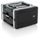 Gator Cases GRR-6PL-US Powered Rolling Molded 6U Rack Case - Hollywood DJ