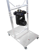 ProX XT-GRU-PKGX2, Truss Modular 2X Rapid U Grid Dual Package with Rolling Aluminum Baseplate - Black Finish - Hollywood DJ