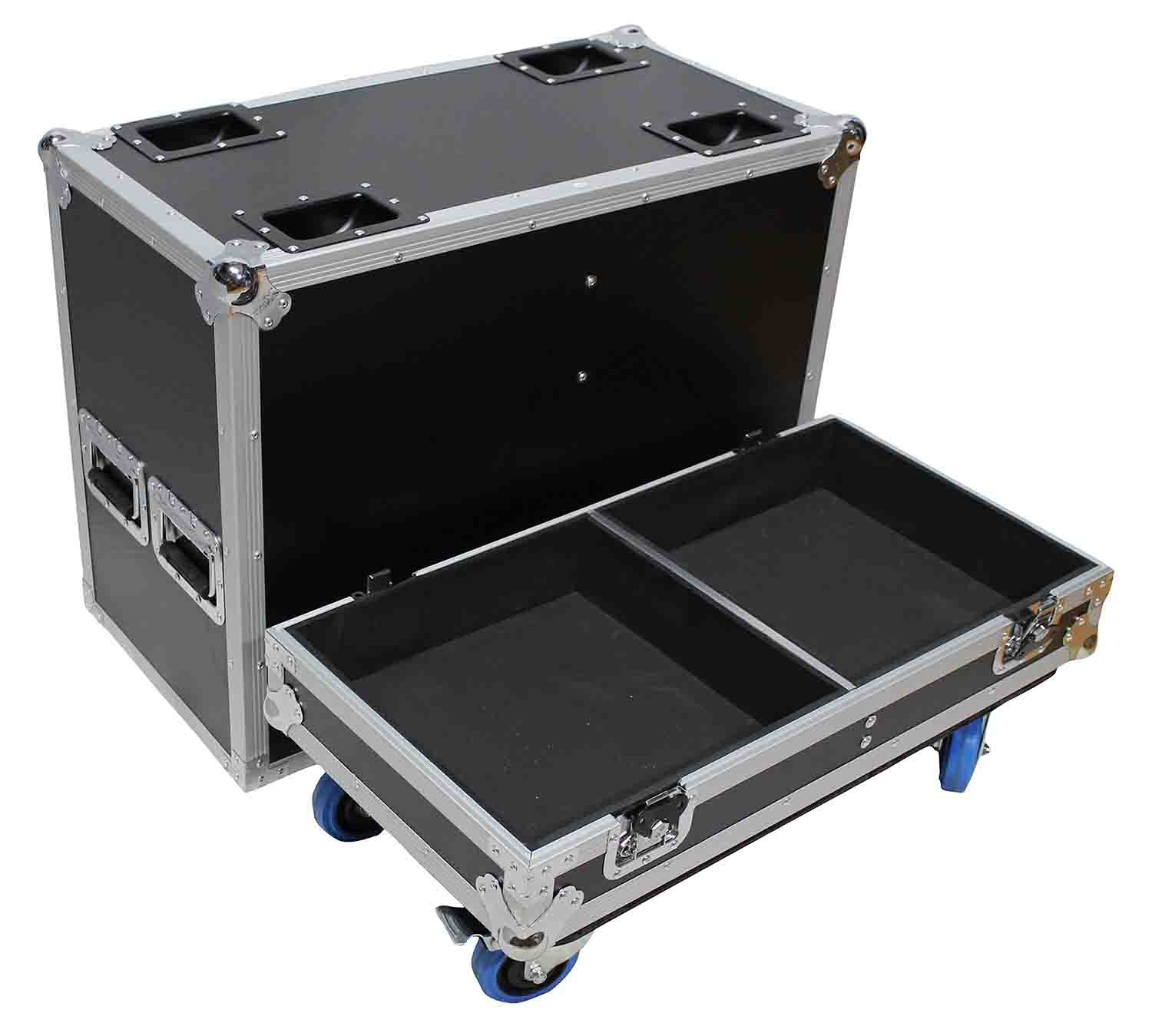 ProX XS-2X301817 Flight Case for 2-15 Inch RCF HDM 45-A, HD 35-A, HD 15-A Speakers - Hollywood DJ