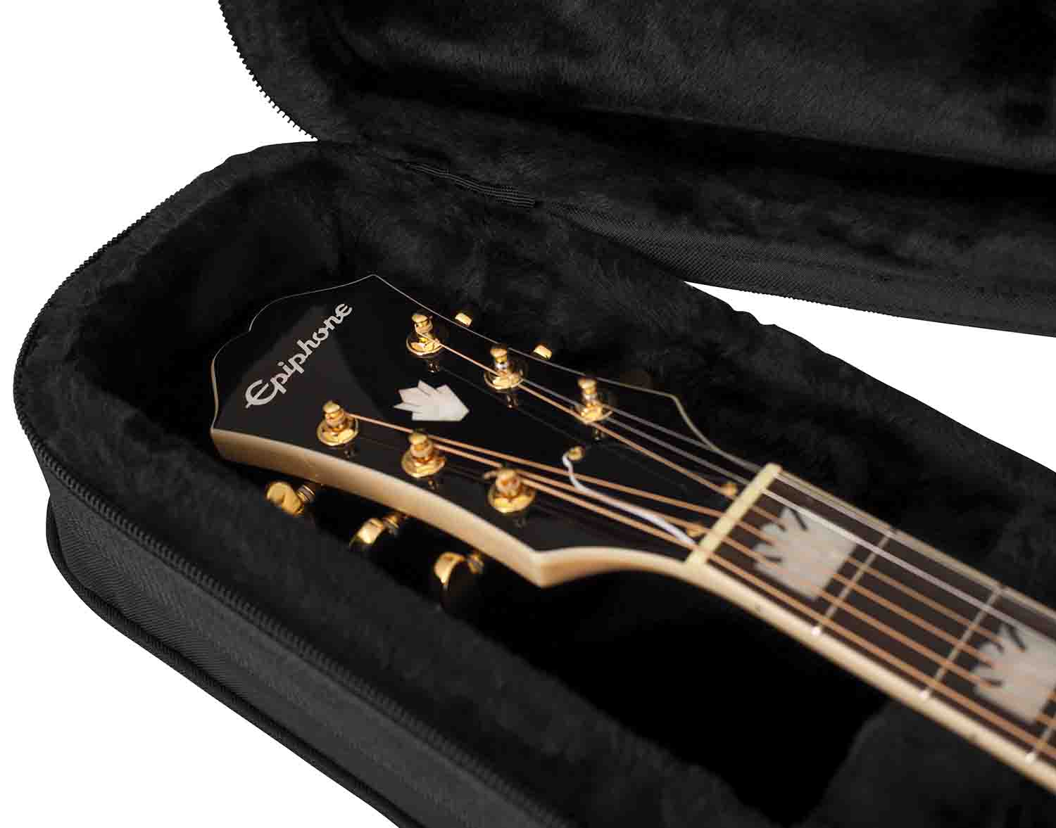 Gator Cases GL-JUMBO Rigid EPS Polyfoam Lightweight Guitar Case for Jumbo Acoustic Guitars - Hollywood DJ