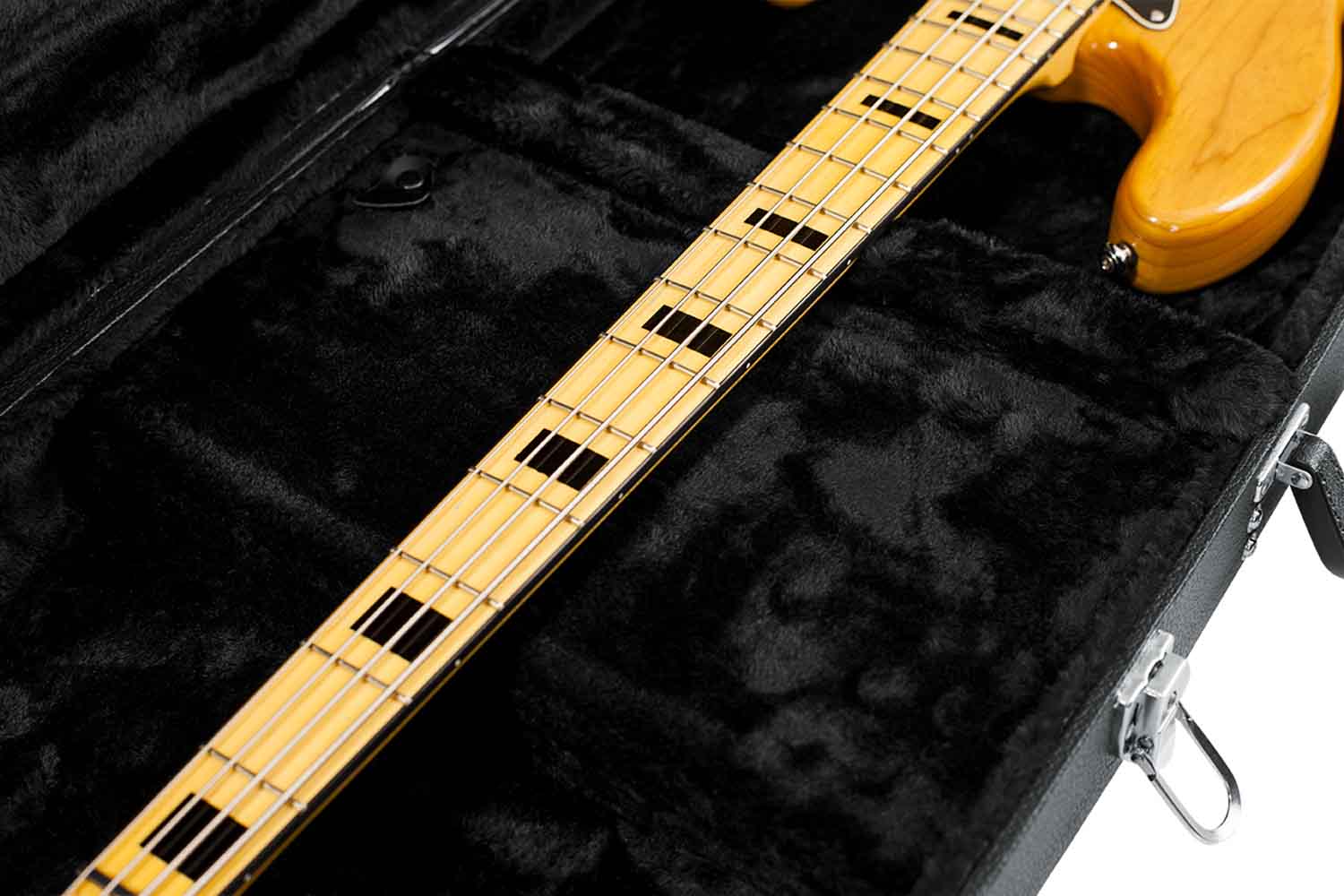 Gator Cases GWE-BASS Hard-Shell Wood Case for Bass Guitars - Black - Hollywood DJ