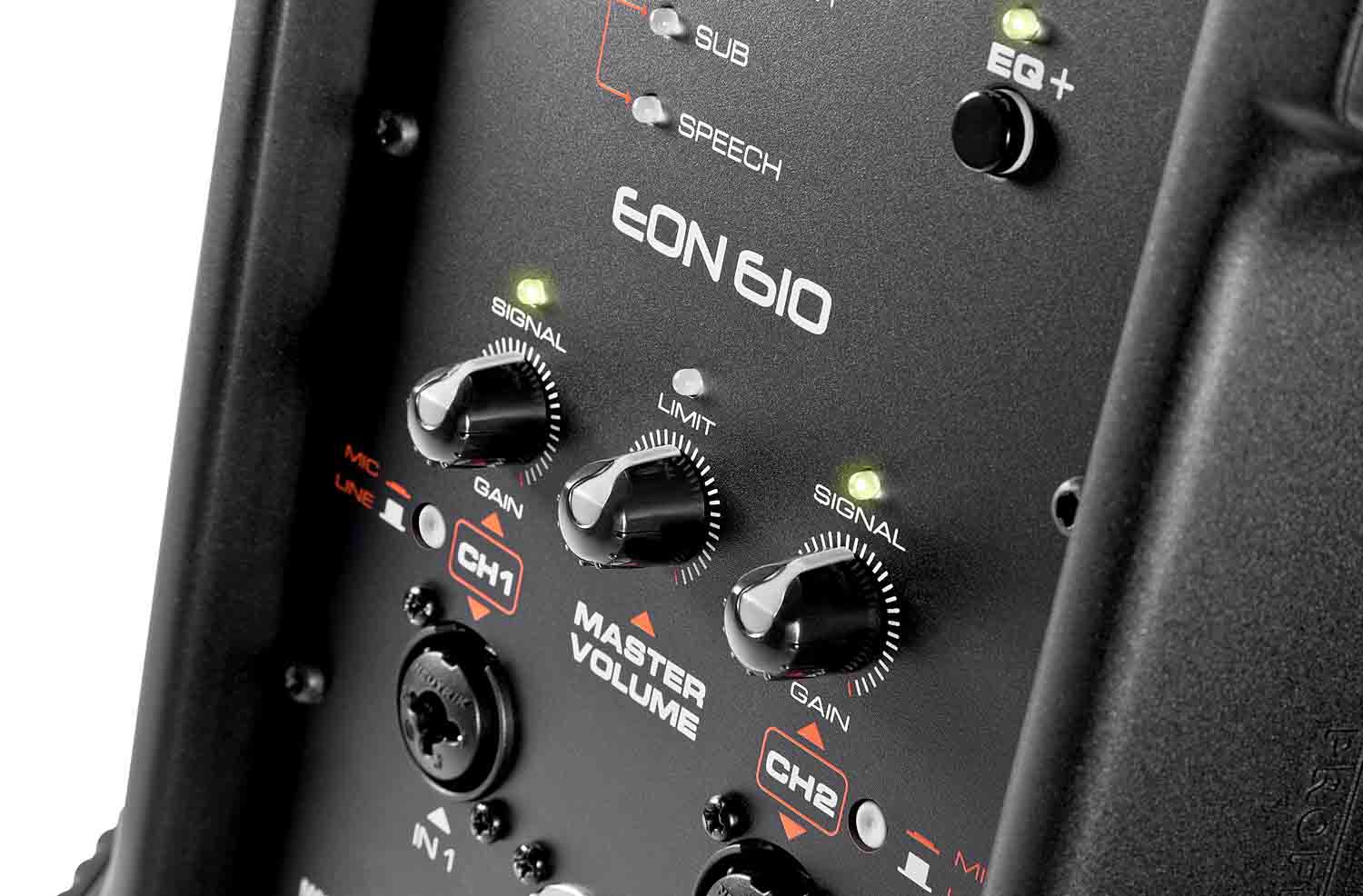 JBL EON610 Portable 2-Way Powered DJ Stage Monitor - 10 Inch - Hollywood DJ