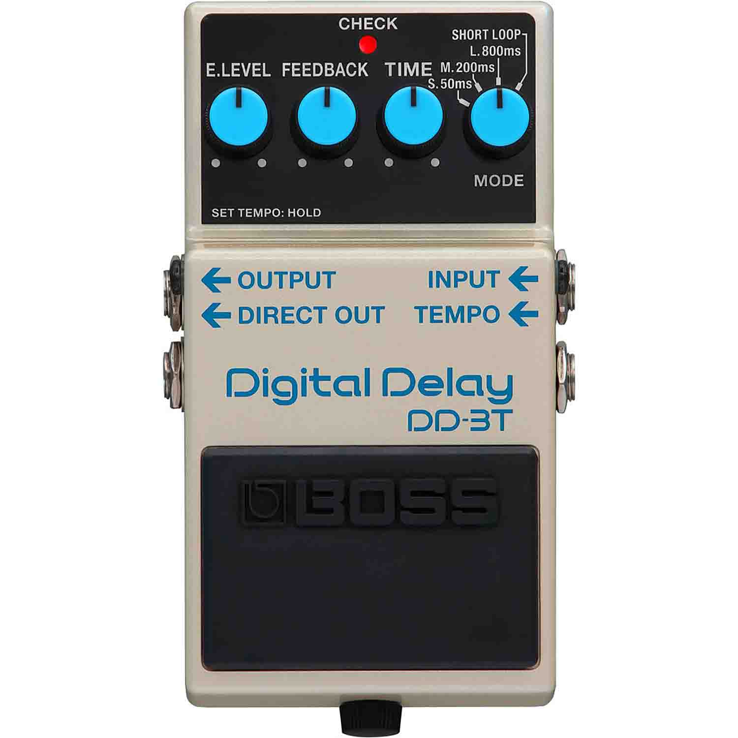 Boss DD-3T, Digital Delay Pedal for Electric Guitar - Hollywood DJ