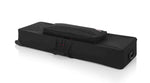 Gator Cases GK-76 Rigid EPS Foam Lightweight DJ Case for 76 Note Keyboards with Wheels - Hollywood DJ