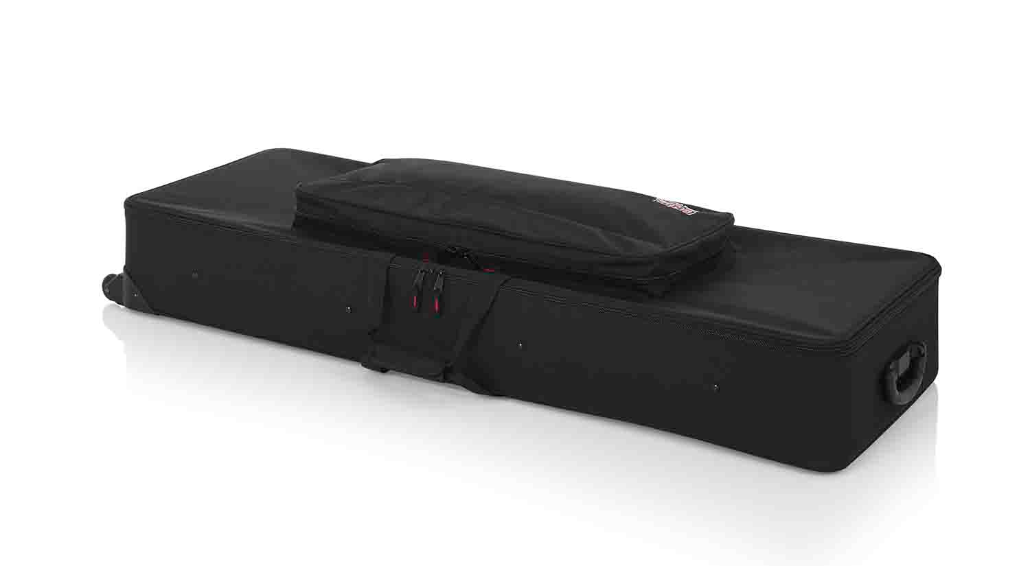 Gator Cases GK-76 Rigid EPS Foam Lightweight DJ Case for 76 Note Keyboards with Wheels - Hollywood DJ