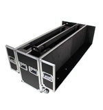 ProX XS-LCD8090WX2, Universal Case for Flat Panel Monitor LED LCD TV Dual 80" to 90" Adjustable Flight Case W-4" Casters by ProX