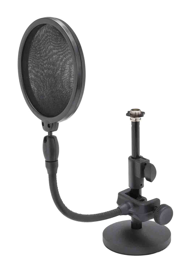 Samson MDPS05 Desktop Microphone Stand and Microphone Pop Filter - Hollywood DJ