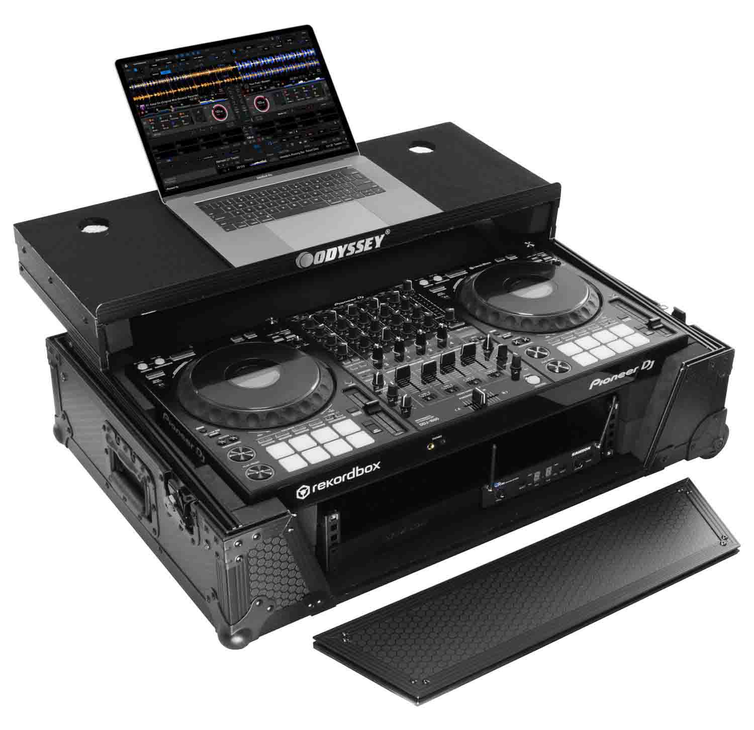 Odyssey 810240 Industrial Board Glide Style 2U DJ Case Custom Fit for  Pioneer DDJ-1000 DJ Controller