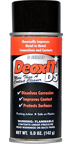 CAIG DeoxIT D5S-6 Spray, Contact Cleaner/Rejuvenator, 5 oz. - Hollywood DJ