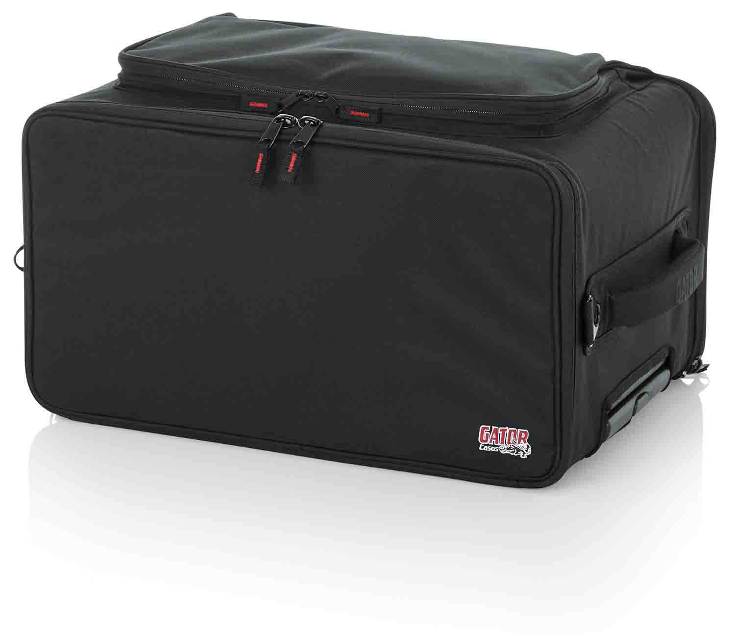 Gator Cases GR-RACKBAG-4UW, 4U Lightweight Rolling Rack Bag with Tow Handle and Wheels - Hollywood DJ